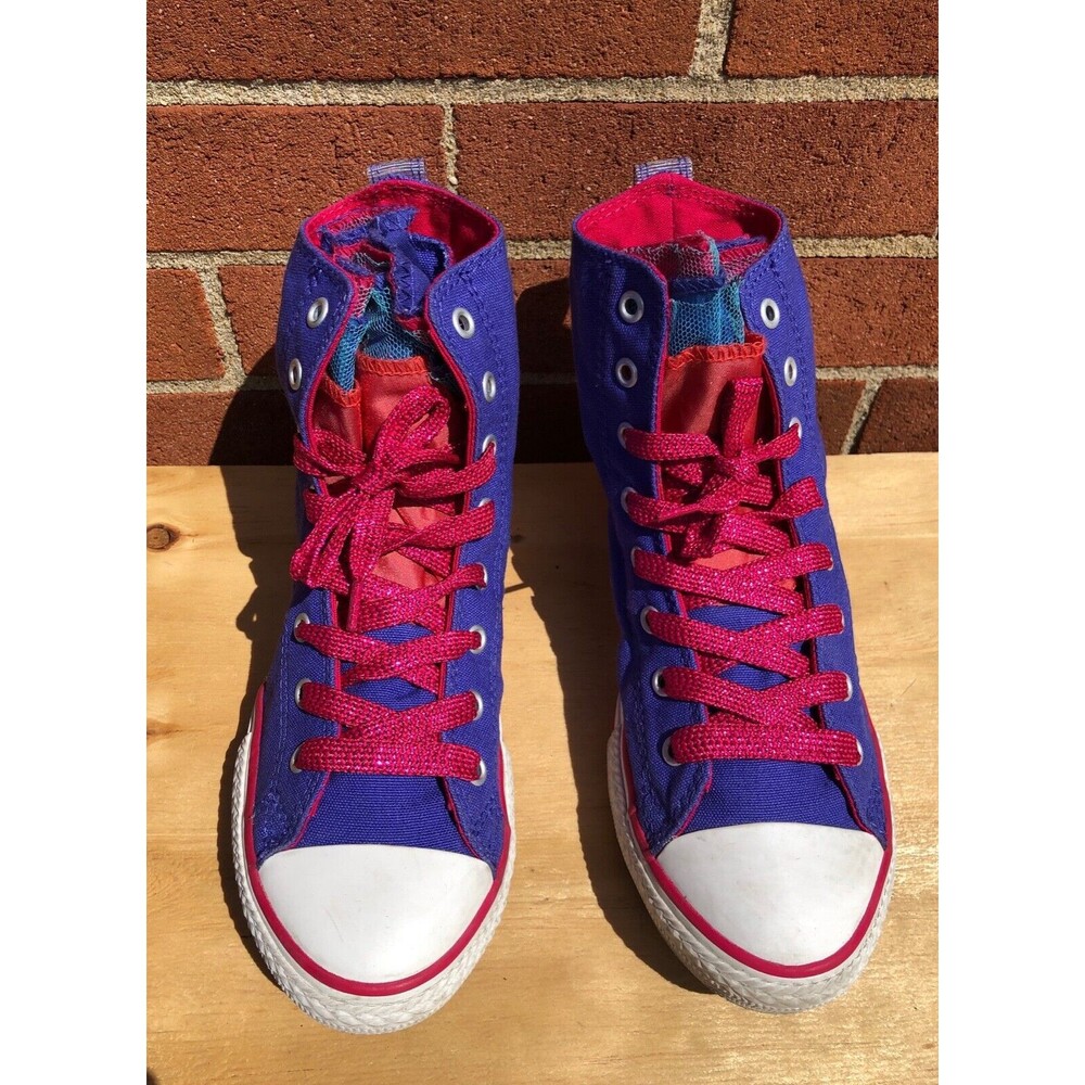 Converse Junior Youth Girls High Top blue  Lace Up - Sneakers US 5 EUR 37.5